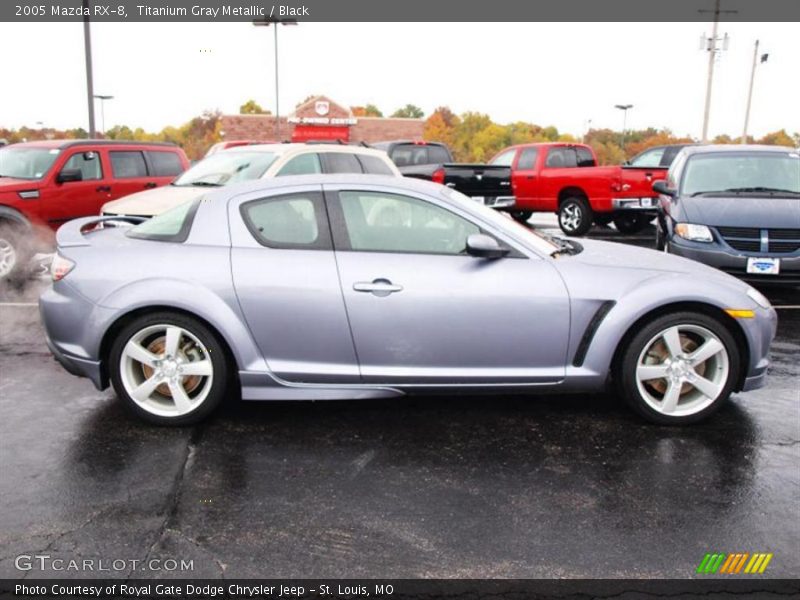 Titanium Gray Metallic / Black 2005 Mazda RX-8