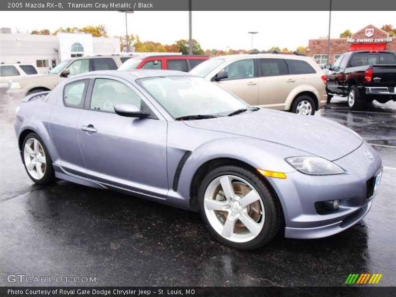 Titanium Gray Metallic / Black 2005 Mazda RX-8