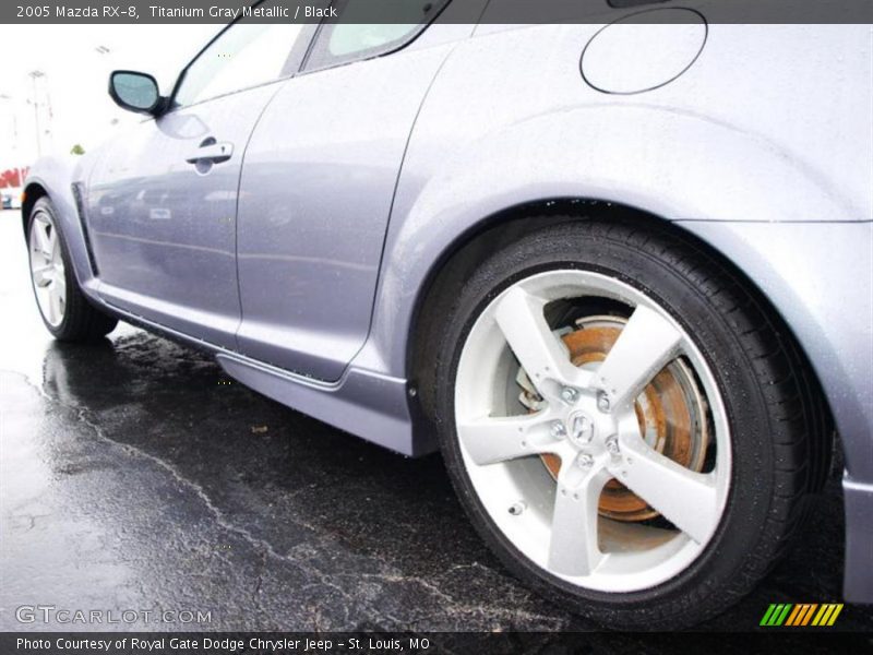 Titanium Gray Metallic / Black 2005 Mazda RX-8