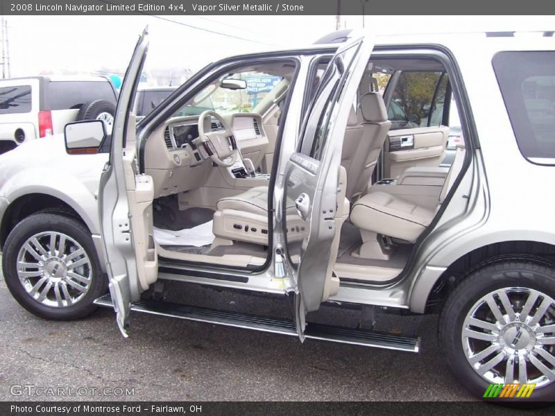 Vapor Silver Metallic / Stone 2008 Lincoln Navigator Limited Edition 4x4