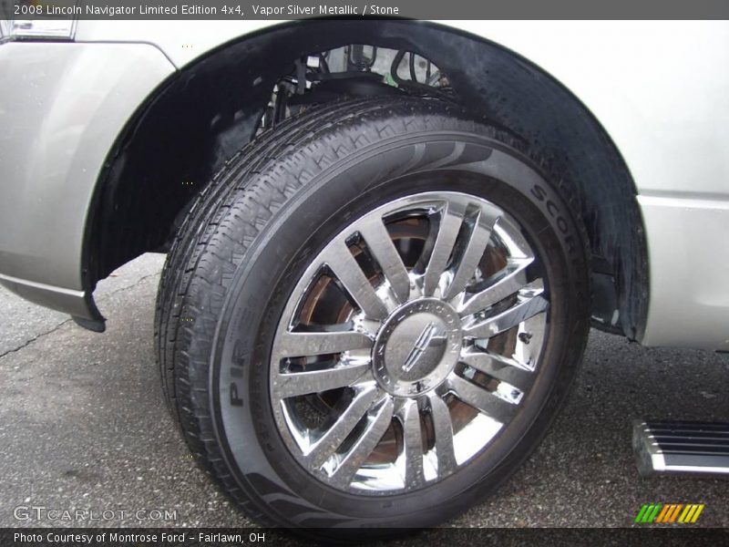 Vapor Silver Metallic / Stone 2008 Lincoln Navigator Limited Edition 4x4