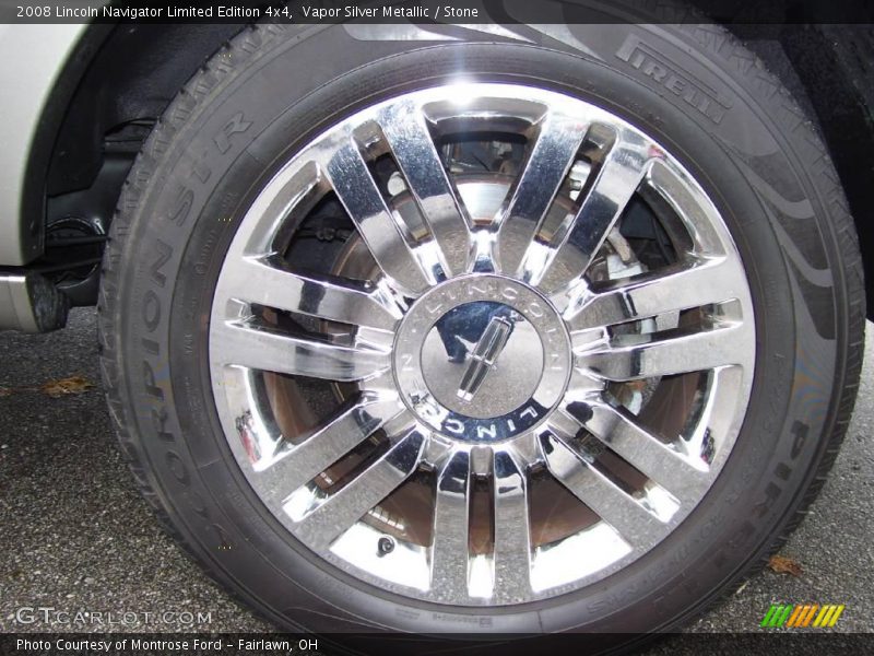 Vapor Silver Metallic / Stone 2008 Lincoln Navigator Limited Edition 4x4