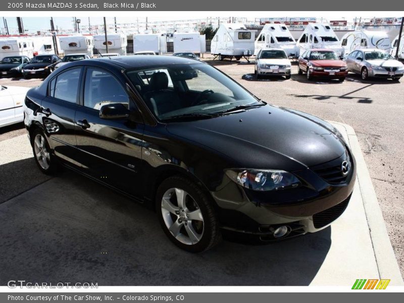 Black Mica / Black 2005 Mazda MAZDA3 s Sedan