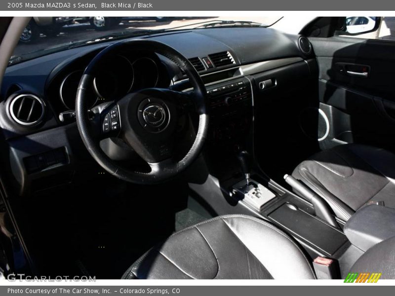 Black Mica / Black 2005 Mazda MAZDA3 s Sedan