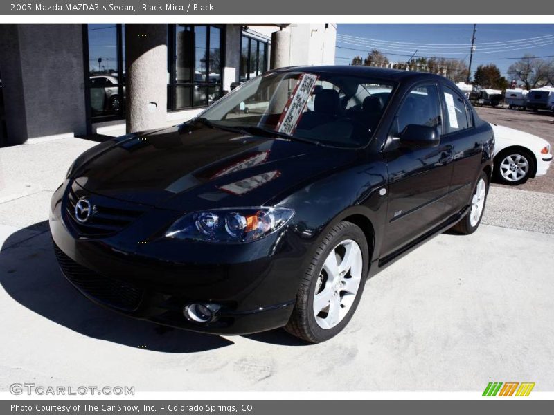 Black Mica / Black 2005 Mazda MAZDA3 s Sedan