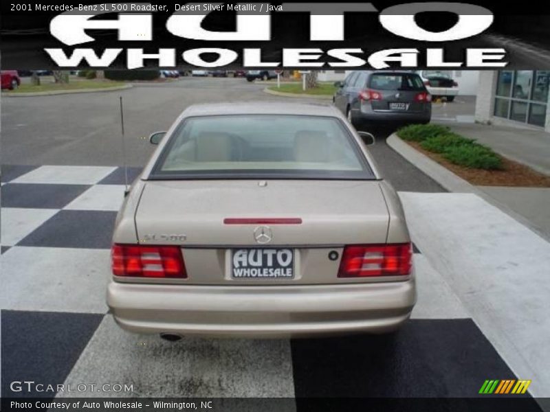 Desert Silver Metallic / Java 2001 Mercedes-Benz SL 500 Roadster