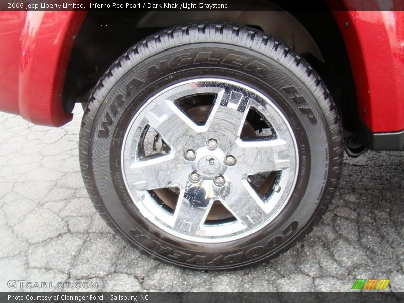 Inferno Red Pearl / Dark Khaki/Light Graystone 2006 Jeep Liberty Limited