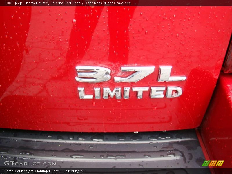 Inferno Red Pearl / Dark Khaki/Light Graystone 2006 Jeep Liberty Limited