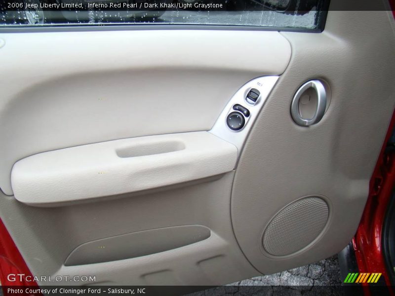 Inferno Red Pearl / Dark Khaki/Light Graystone 2006 Jeep Liberty Limited