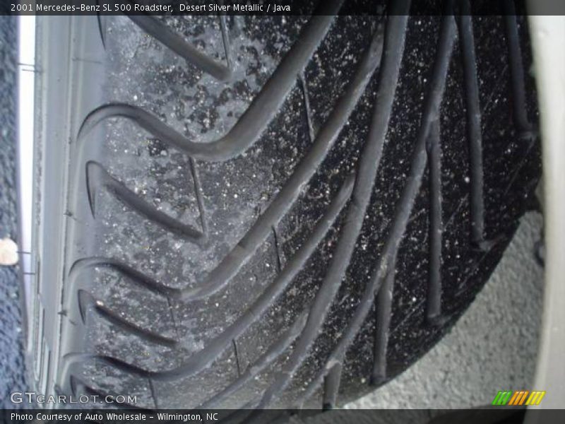 Desert Silver Metallic / Java 2001 Mercedes-Benz SL 500 Roadster