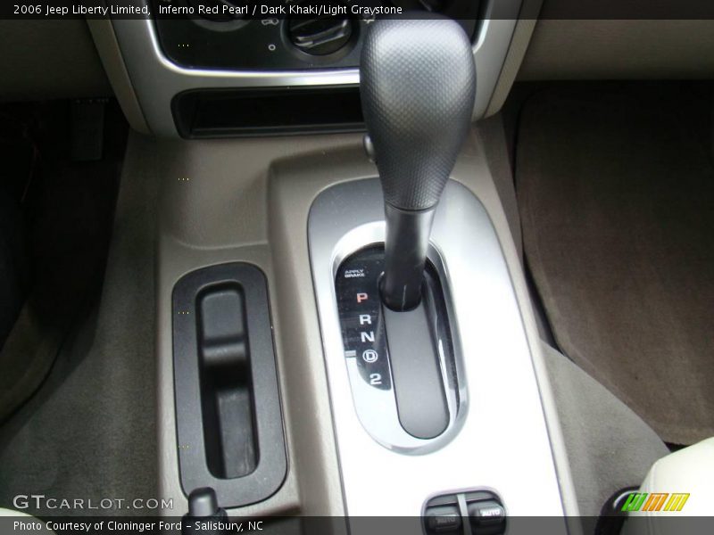 Inferno Red Pearl / Dark Khaki/Light Graystone 2006 Jeep Liberty Limited