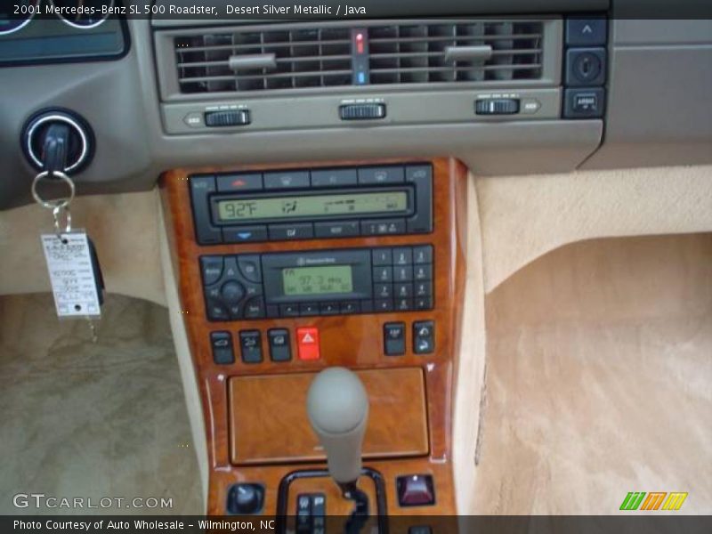 Desert Silver Metallic / Java 2001 Mercedes-Benz SL 500 Roadster