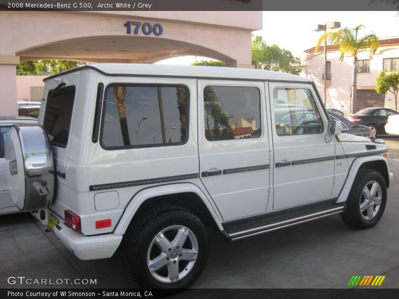 Arctic White / Grey 2008 Mercedes-Benz G 500