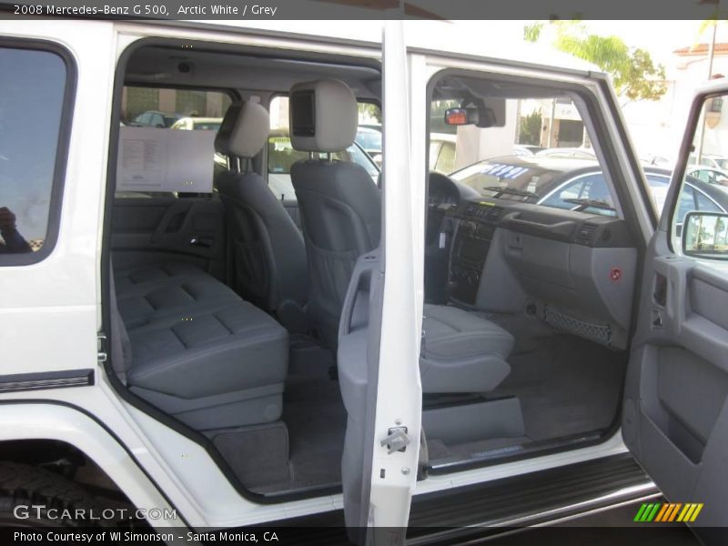 Arctic White / Grey 2008 Mercedes-Benz G 500