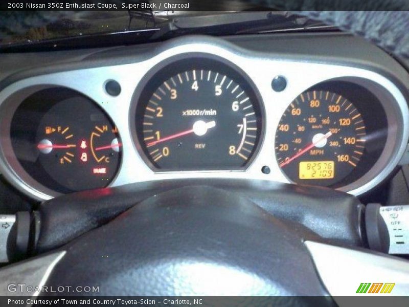 Super Black / Charcoal 2003 Nissan 350Z Enthusiast Coupe