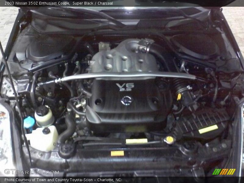 Super Black / Charcoal 2003 Nissan 350Z Enthusiast Coupe