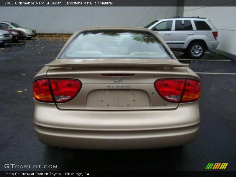 Sandstone Metallic / Neutral 2003 Oldsmobile Alero GL Sedan