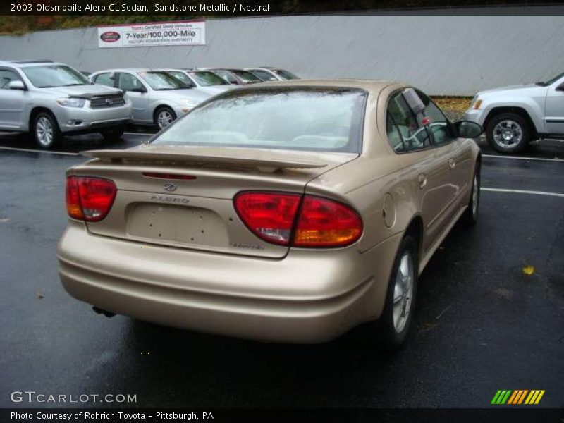 Sandstone Metallic / Neutral 2003 Oldsmobile Alero GL Sedan