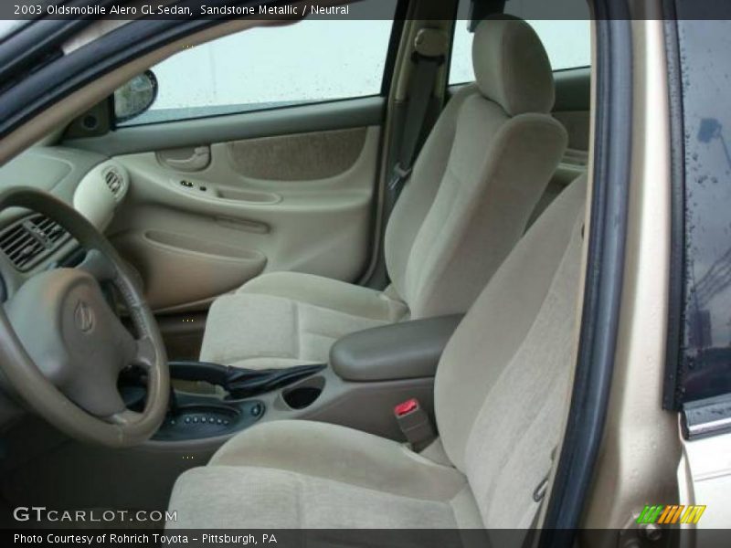 Sandstone Metallic / Neutral 2003 Oldsmobile Alero GL Sedan