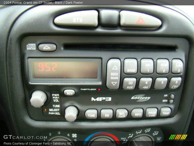 Black / Dark Pewter 2004 Pontiac Grand Am GT Sedan