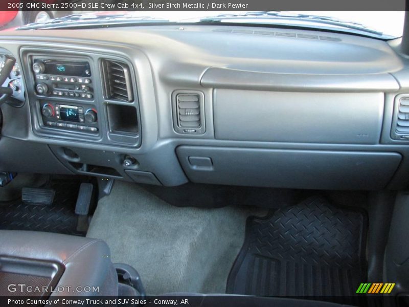 Silver Birch Metallic / Dark Pewter 2005 GMC Sierra 2500HD SLE Crew Cab 4x4