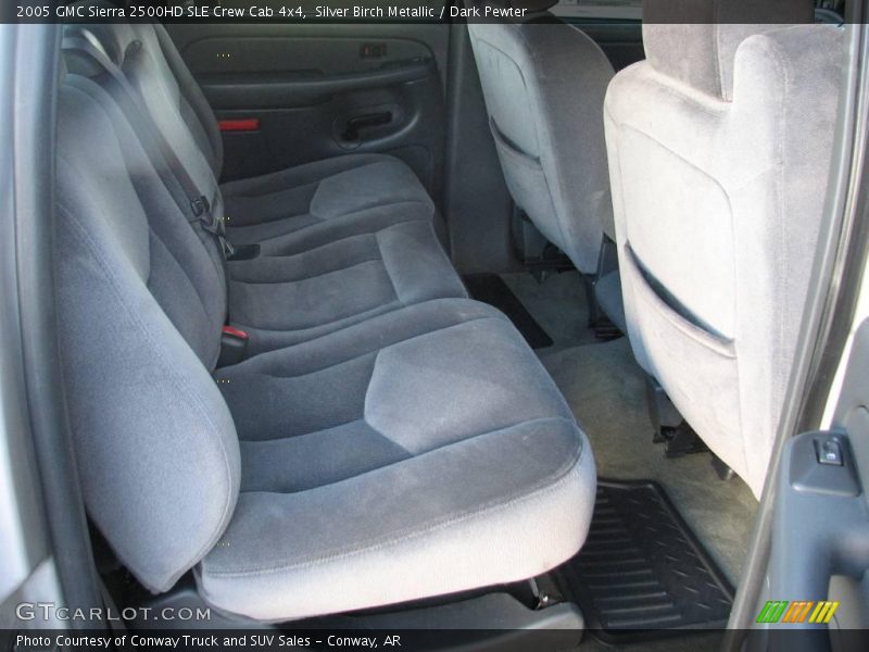 Silver Birch Metallic / Dark Pewter 2005 GMC Sierra 2500HD SLE Crew Cab 4x4