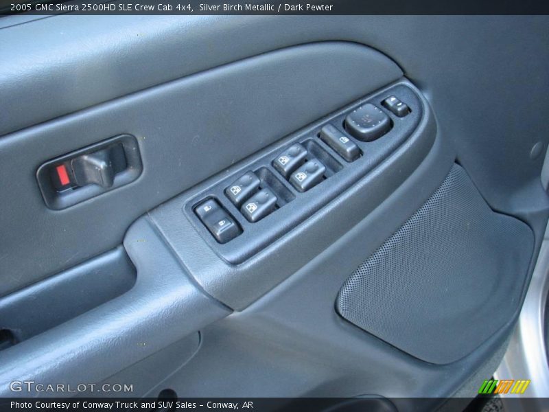 Silver Birch Metallic / Dark Pewter 2005 GMC Sierra 2500HD SLE Crew Cab 4x4