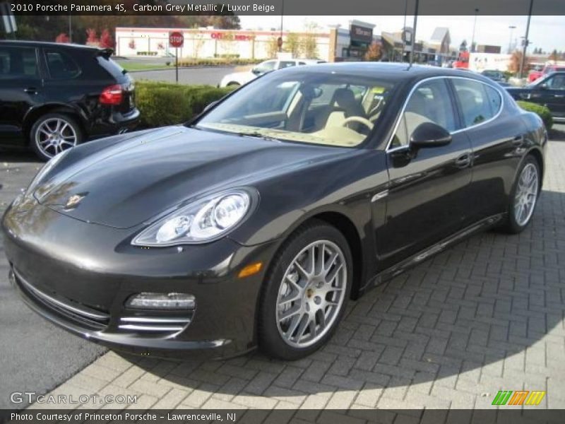 Carbon Grey Metallic / Luxor Beige 2010 Porsche Panamera 4S