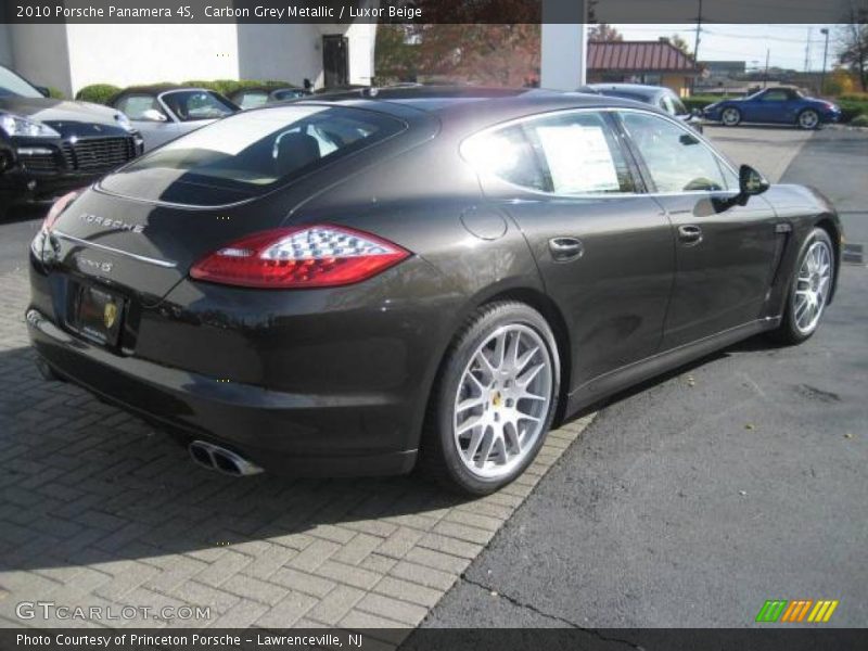 Carbon Grey Metallic / Luxor Beige 2010 Porsche Panamera 4S