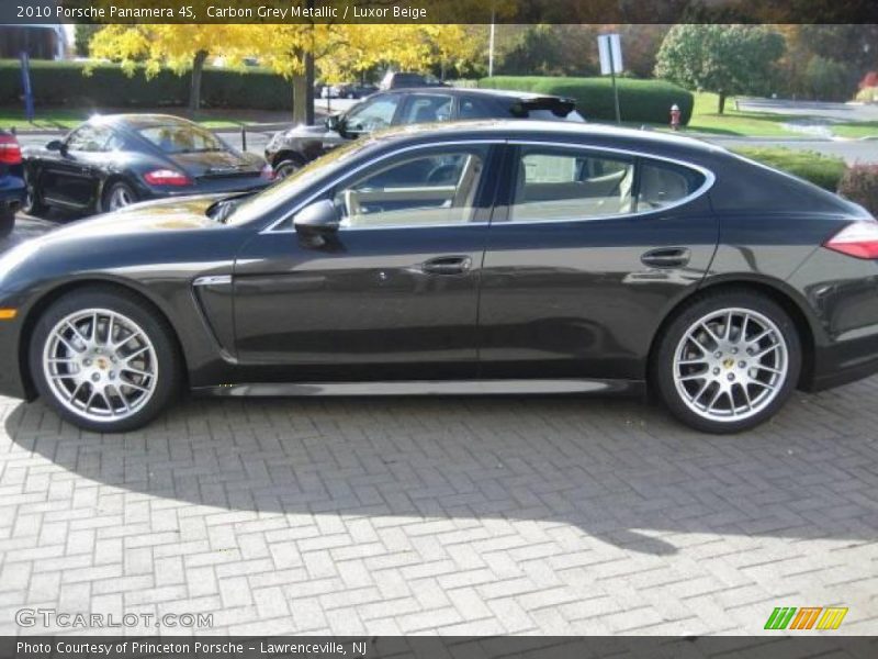 Carbon Grey Metallic / Luxor Beige 2010 Porsche Panamera 4S