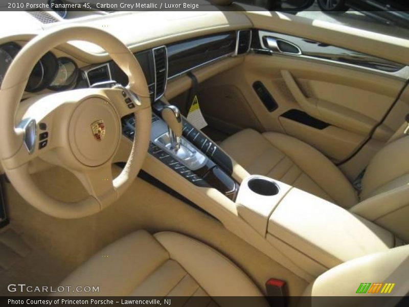 Carbon Grey Metallic / Luxor Beige 2010 Porsche Panamera 4S