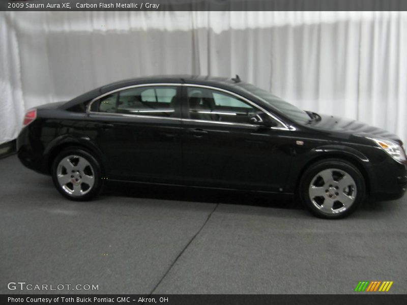 Carbon Flash Metallic / Gray 2009 Saturn Aura XE