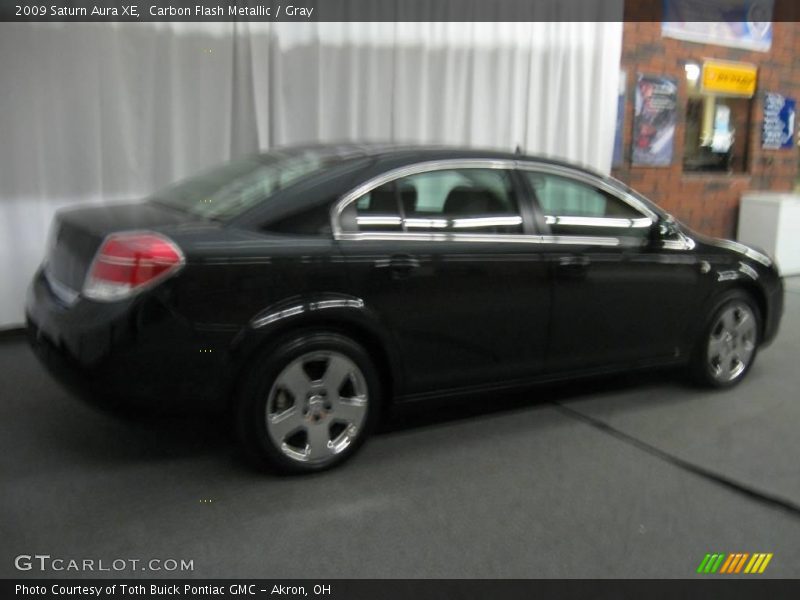 Carbon Flash Metallic / Gray 2009 Saturn Aura XE