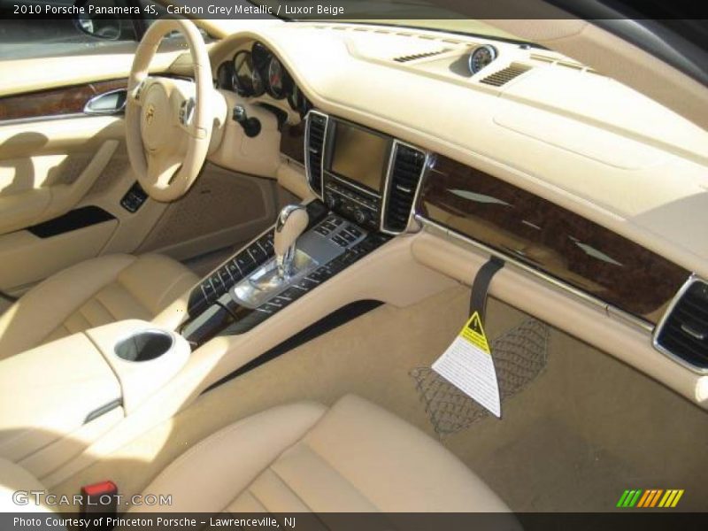 Carbon Grey Metallic / Luxor Beige 2010 Porsche Panamera 4S