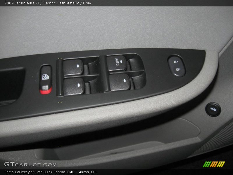 Carbon Flash Metallic / Gray 2009 Saturn Aura XE