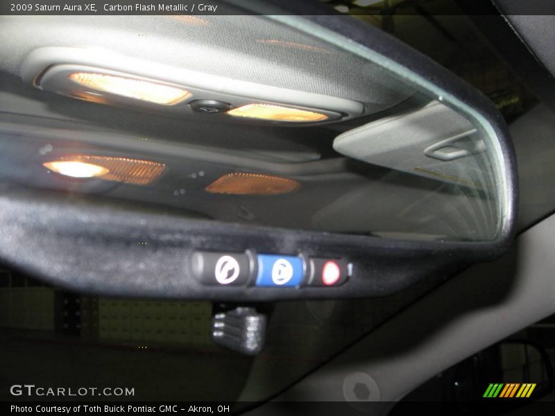 Carbon Flash Metallic / Gray 2009 Saturn Aura XE