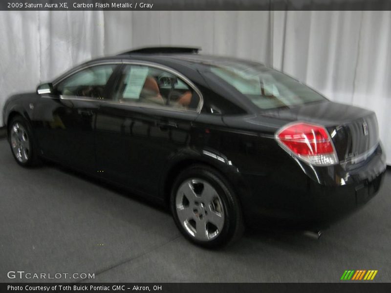 Carbon Flash Metallic / Gray 2009 Saturn Aura XE