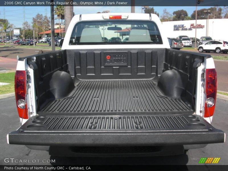 Olympic White / Dark Pewter 2006 GMC Canyon Work Truck Regular Cab