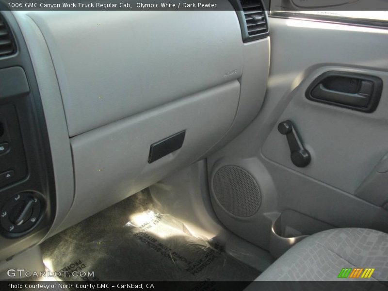 Olympic White / Dark Pewter 2006 GMC Canyon Work Truck Regular Cab
