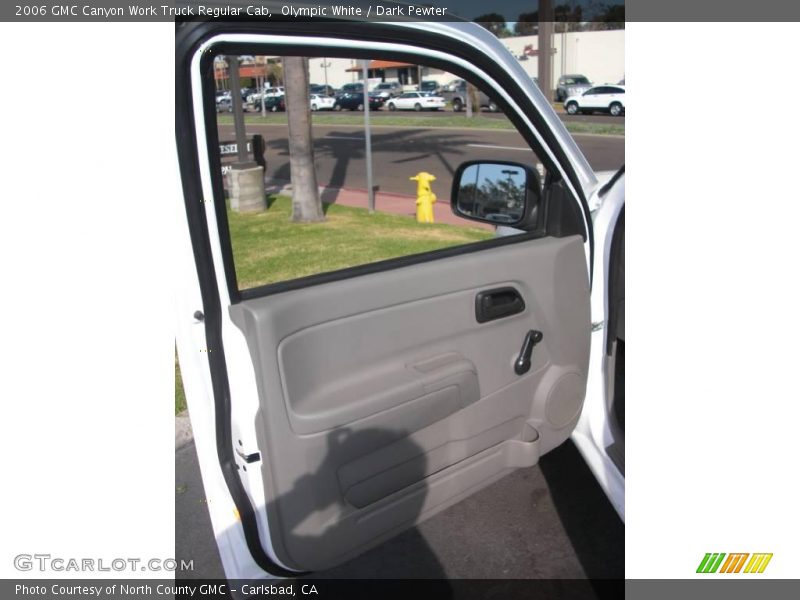 Olympic White / Dark Pewter 2006 GMC Canyon Work Truck Regular Cab