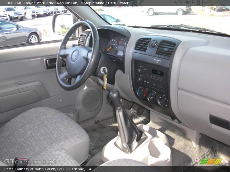 Olympic White / Dark Pewter 2006 GMC Canyon Work Truck Regular Cab