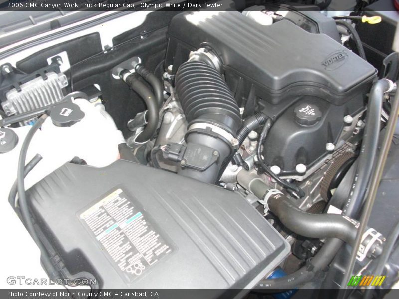 Olympic White / Dark Pewter 2006 GMC Canyon Work Truck Regular Cab