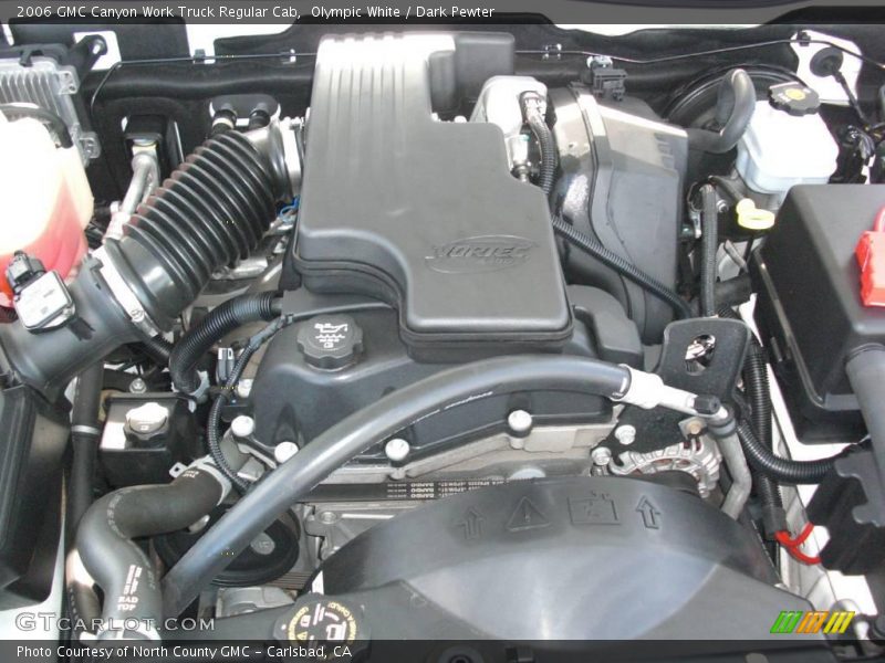 Olympic White / Dark Pewter 2006 GMC Canyon Work Truck Regular Cab