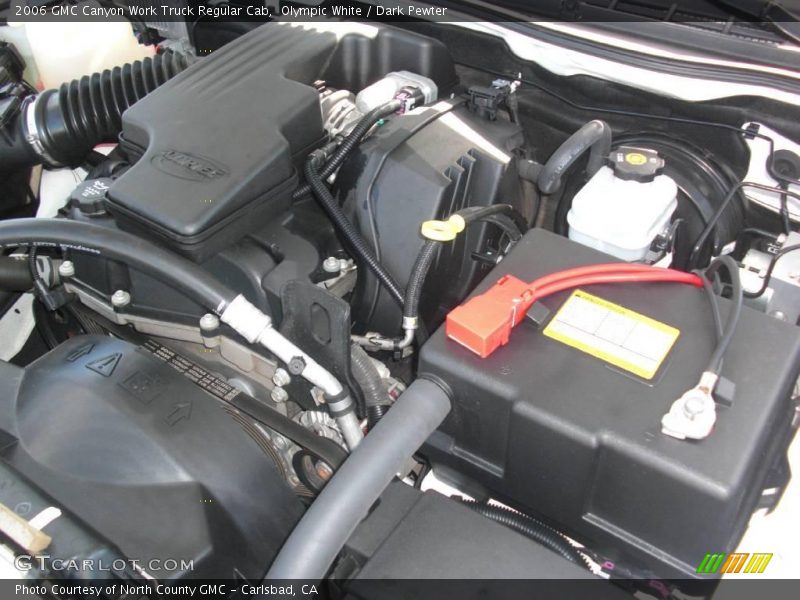 Olympic White / Dark Pewter 2006 GMC Canyon Work Truck Regular Cab