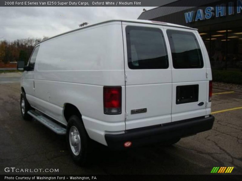 Oxford White / Medium Flint 2008 Ford E Series Van E250 Super Duty Cargo