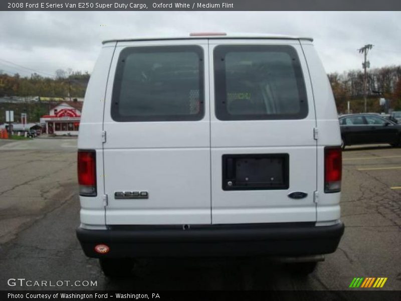 Oxford White / Medium Flint 2008 Ford E Series Van E250 Super Duty Cargo