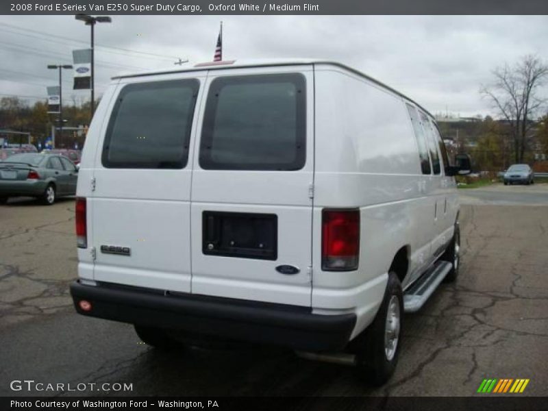 Oxford White / Medium Flint 2008 Ford E Series Van E250 Super Duty Cargo