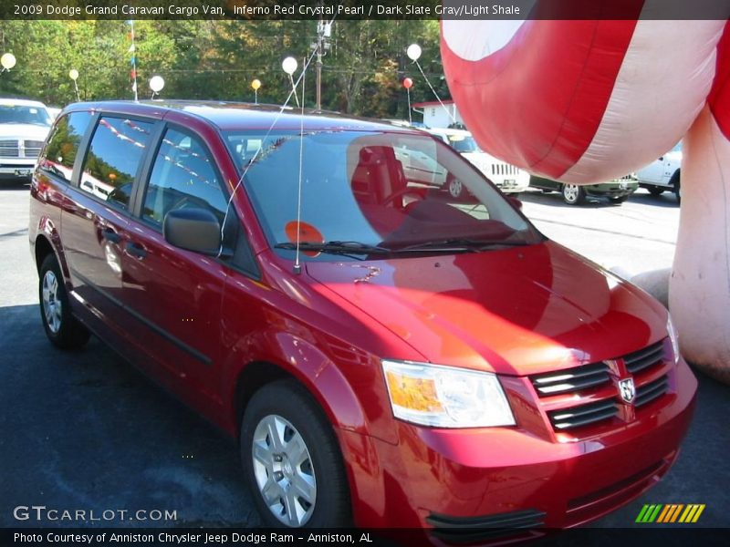 Inferno Red Crystal Pearl / Dark Slate Gray/Light Shale 2009 Dodge Grand Caravan Cargo Van