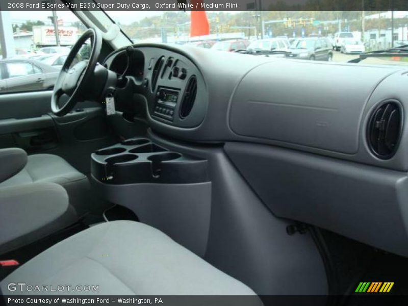 Oxford White / Medium Flint 2008 Ford E Series Van E250 Super Duty Cargo