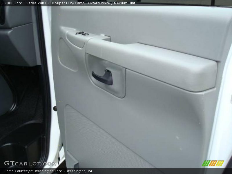 Oxford White / Medium Flint 2008 Ford E Series Van E250 Super Duty Cargo